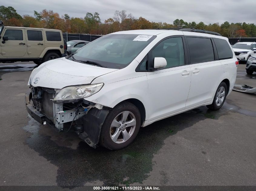 2014 TOYOTA SIENNA LE V6 8 PASSENGER - 5TDKK3DC3ES414869