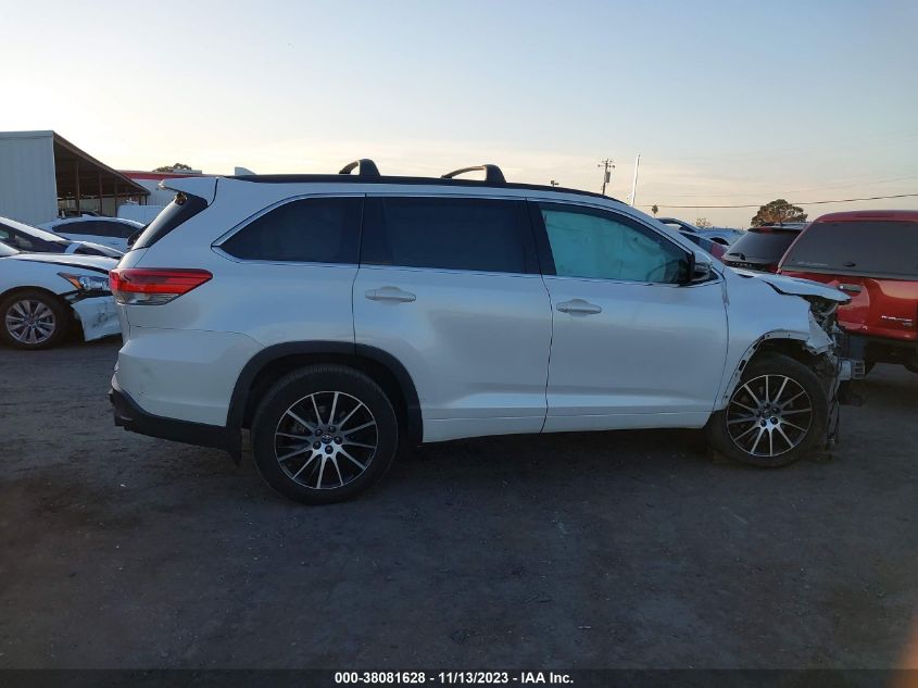 2017 TOYOTA HIGHLANDER SE - 5TDJZRFH3HS380701