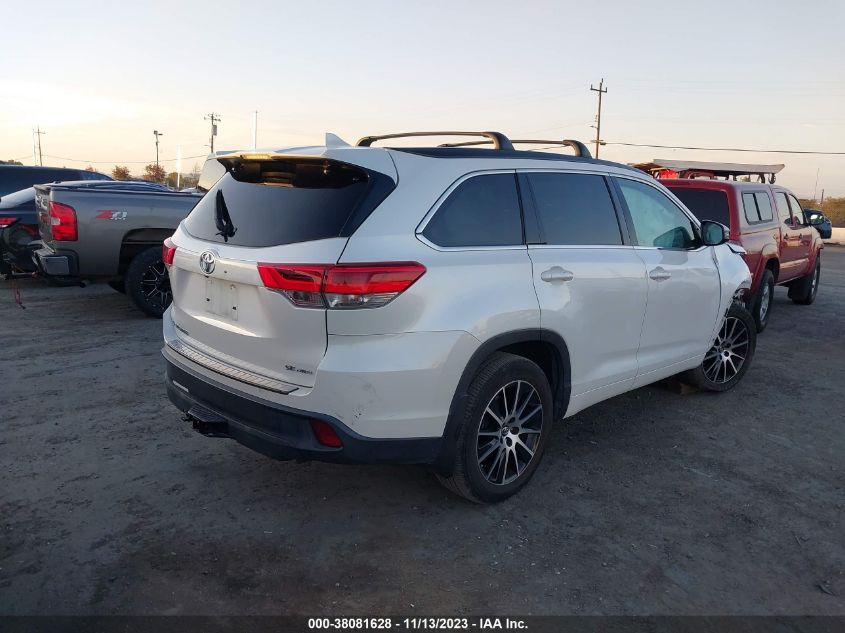 2017 TOYOTA HIGHLANDER SE - 5TDJZRFH3HS380701