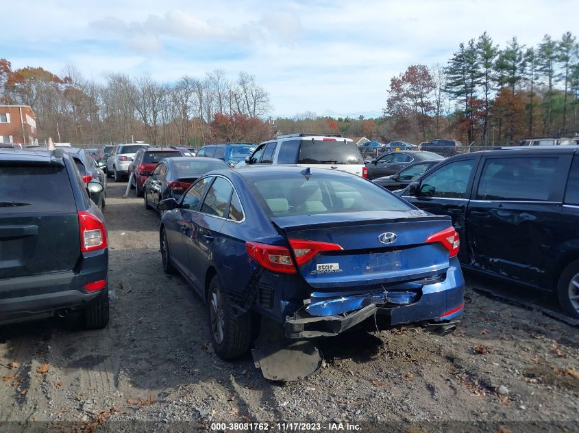 2016 HYUNDAI SONATA 2.4L SE - 5NPE24AF1GH296170