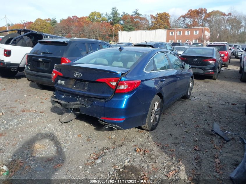 2016 HYUNDAI SONATA 2.4L SE - 5NPE24AF1GH296170