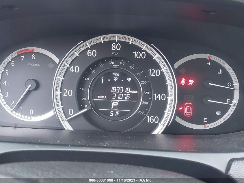 2015 HONDA ACCORD EX - 1HGCR2F77FA213311