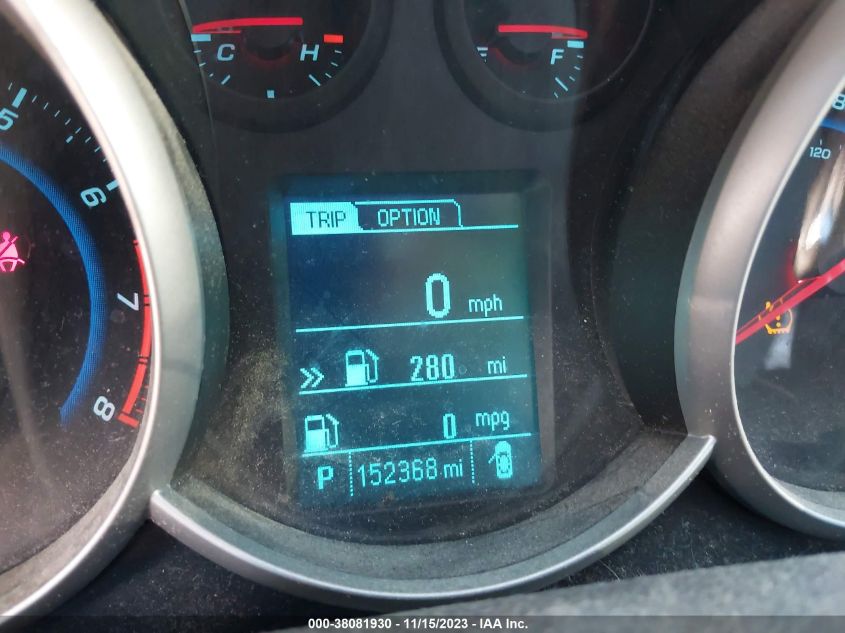 2013 CHEVROLET CRUZE LT - 1G1PC5SB6D7165381