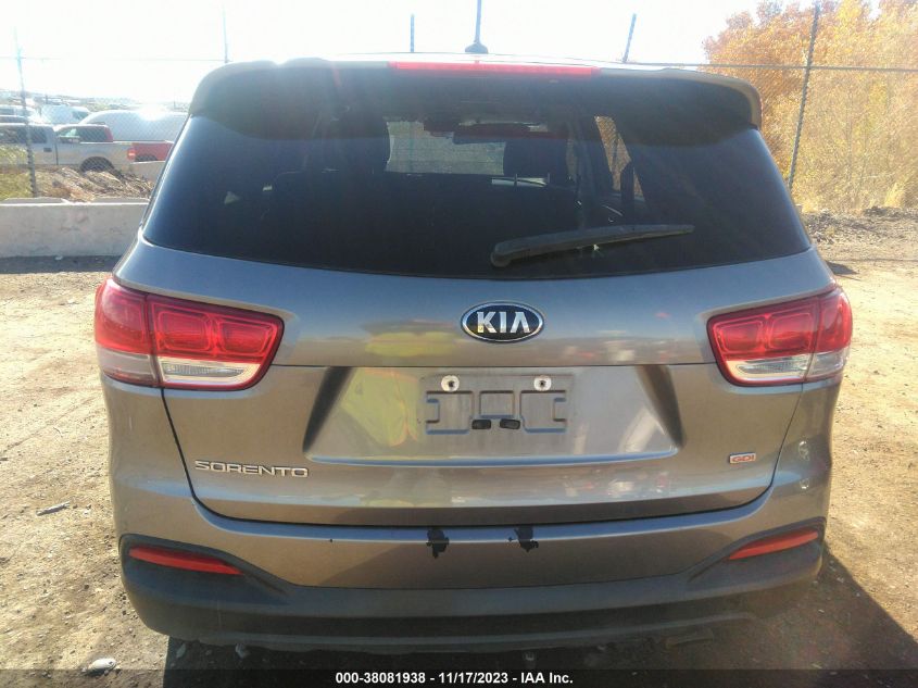 2017 KIA SORENTO 2.4L L - 5XYPG4A37HG193134