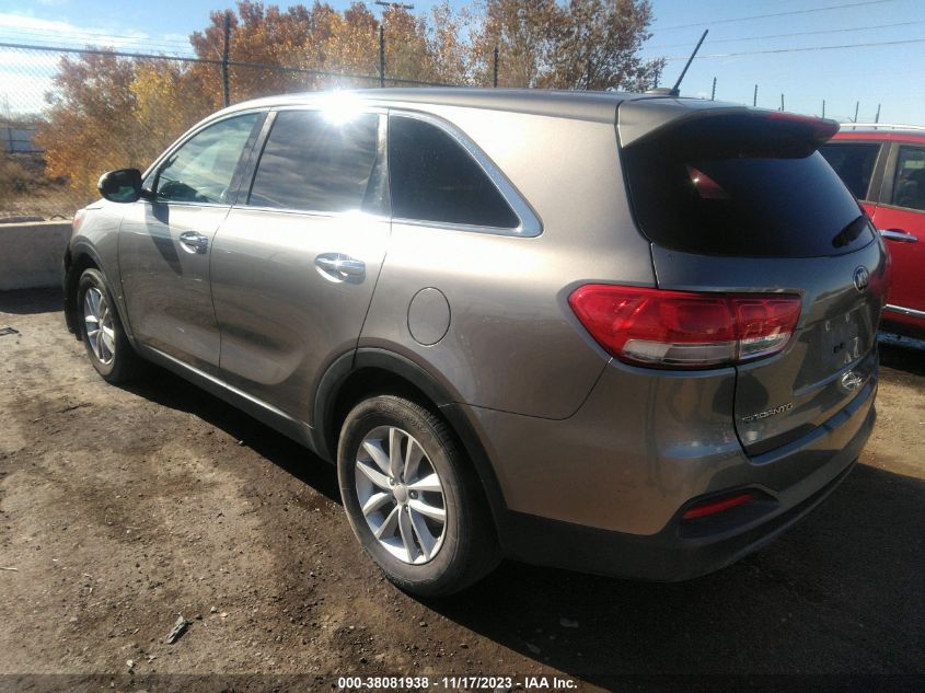 2017 KIA SORENTO 2.4L L - 5XYPG4A37HG193134