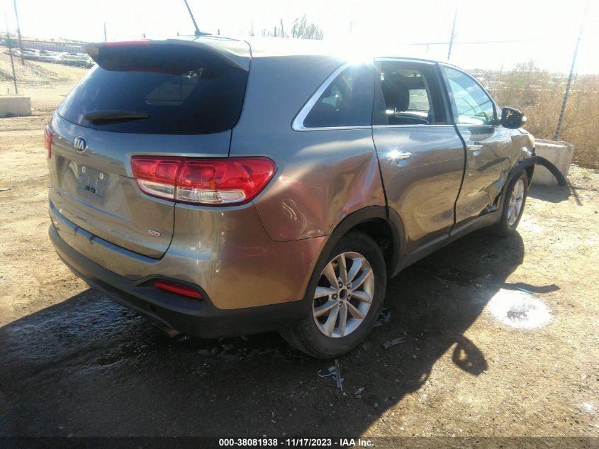 2017 KIA SORENTO 2.4L L - 5XYPG4A37HG193134