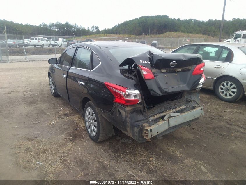 2016 NISSAN SENTRA S - 3N1AB7AP6GY271019