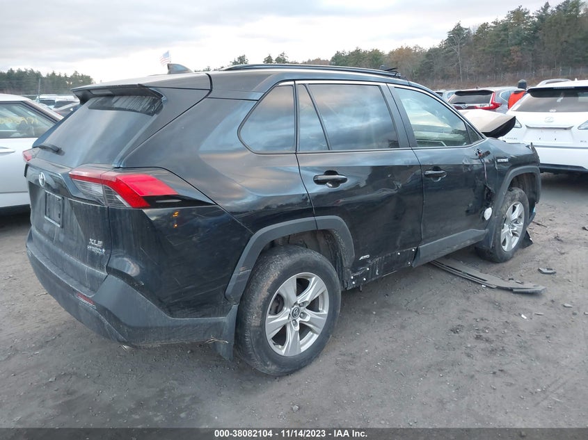 VIN 2T3RWRFV6LW080286 2020 TOYOTA RAV4 XLE HYBRID