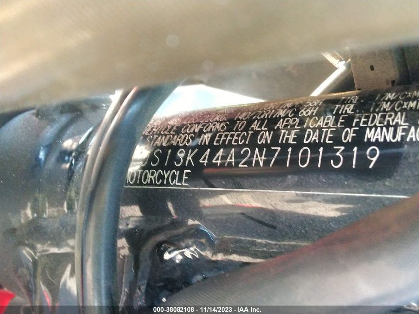 2022 SUZUKI DR-Z400 SM JS1SK44A2N7101319