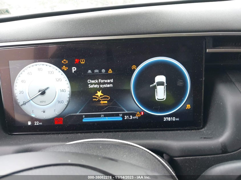 VIN 5NMJF3AE5NH156024 2022 HYUNDAI TUCSON SEL