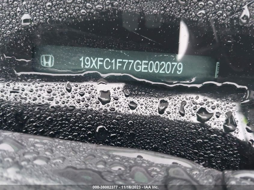 2016 HONDA CIVIC EXL - 19XFC1F77GE002079