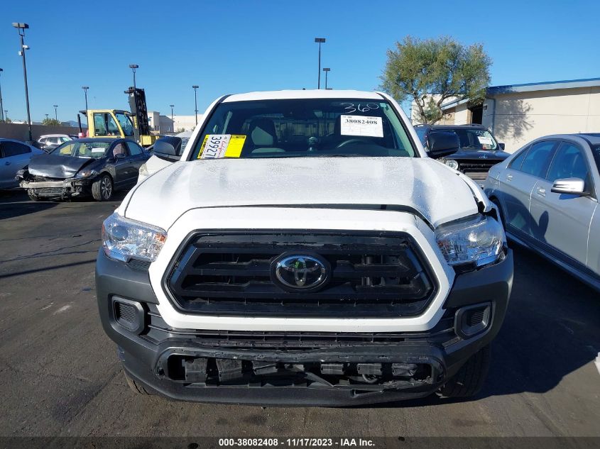 2022 TOYOTA TACOMA SR - 3TYRX5GN0NT060886