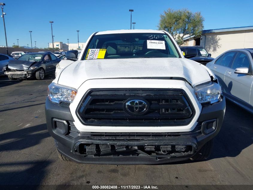2022 TOYOTA TACOMA SR - 3TYRX5GN0NT060886