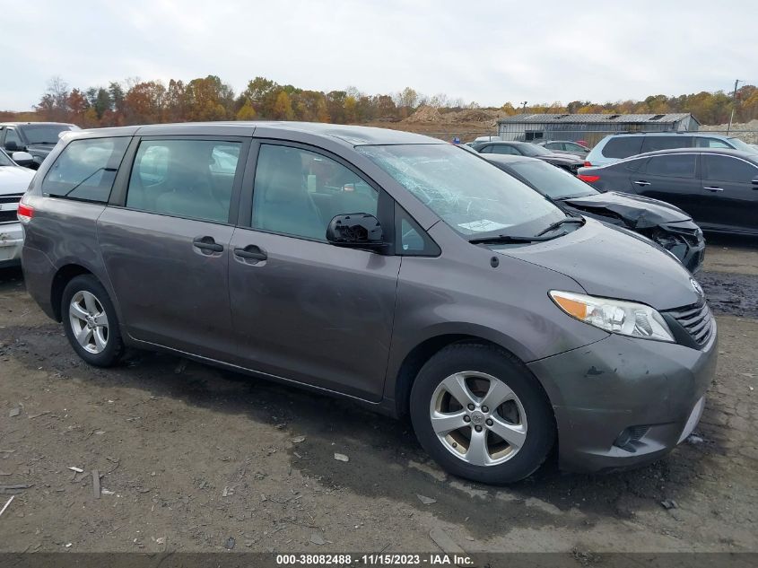 2013 TOYOTA SIENNA L V6 7 PASSENGER - 5TDZK3DC4DS399649