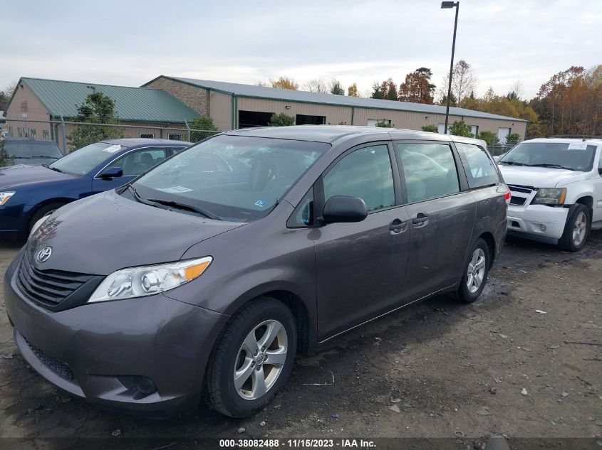 2013 TOYOTA SIENNA L V6 7 PASSENGER - 5TDZK3DC4DS399649