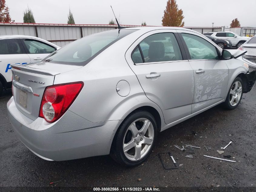 2013 CHEVROLET SONIC LTZ - 1G1JE5SB5D4106047