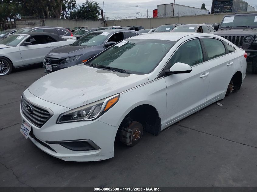 2016 HYUNDAI SONATA 2.4L SE - 5NPE24AF5GH406217