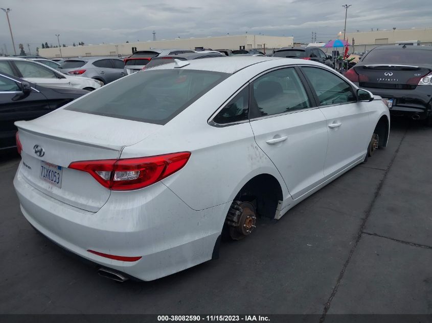 2016 HYUNDAI SONATA 2.4L SE - 5NPE24AF5GH406217