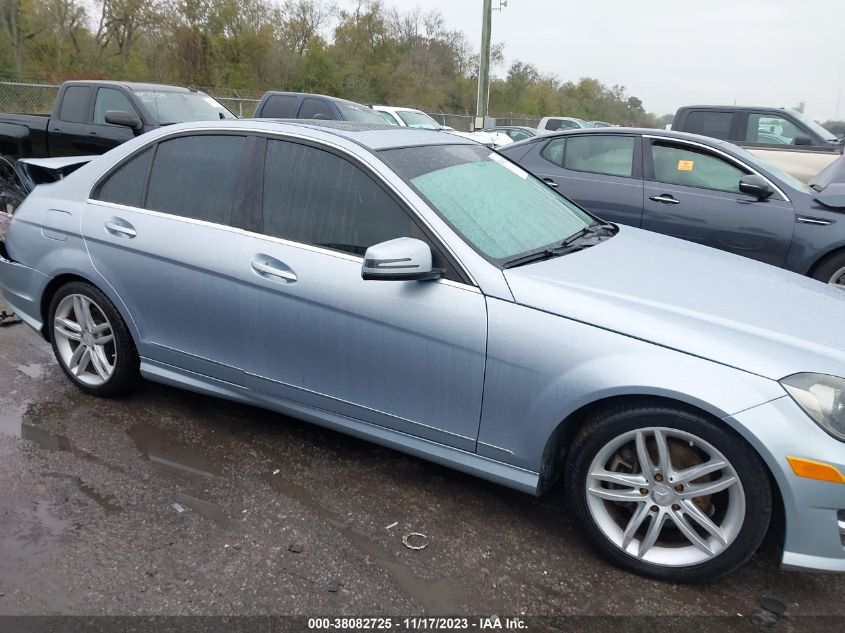 2013 MERCEDES-BENZ C 250 SPORT/LUXURY - WDDGF4HB3DA755837