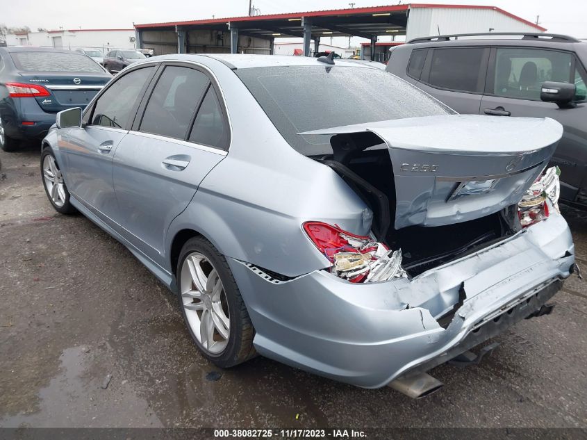 2013 MERCEDES-BENZ C 250 SPORT/LUXURY - WDDGF4HB3DA755837