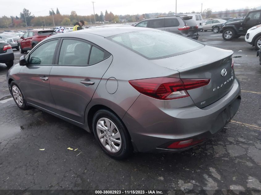 VIN 5NPD74LFXLH545120 2020 HYUNDAI ELANTRA no.3