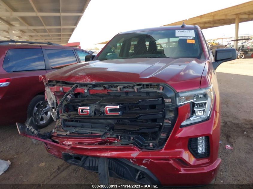 2022 GMC SIERRA 1500 LIMITED 4WD  SHORT BOX ELEVATION 3GTU9CED8NG110754