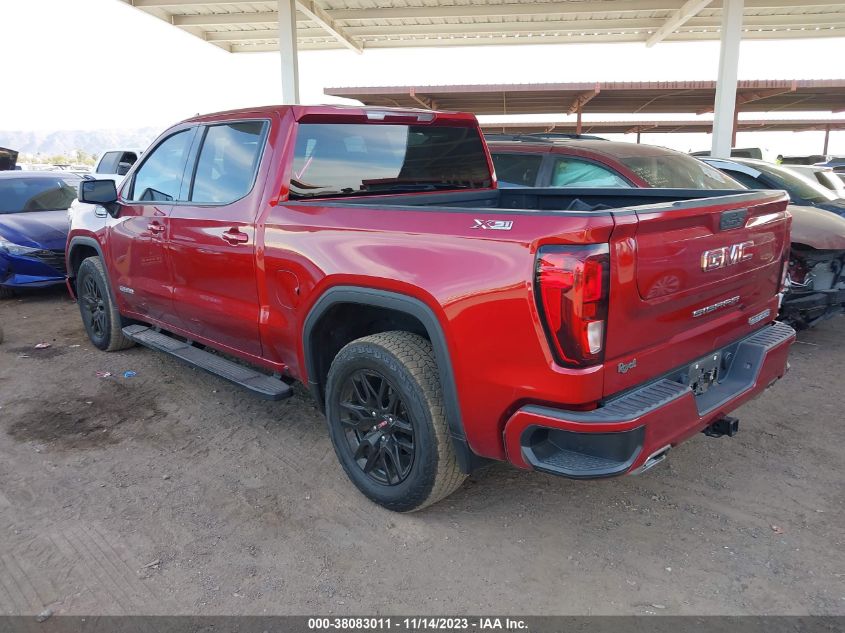 2022 GMC SIERRA 1500 LIMITED 4WD  SHORT BOX ELEVATION 3GTU9CED8NG110754