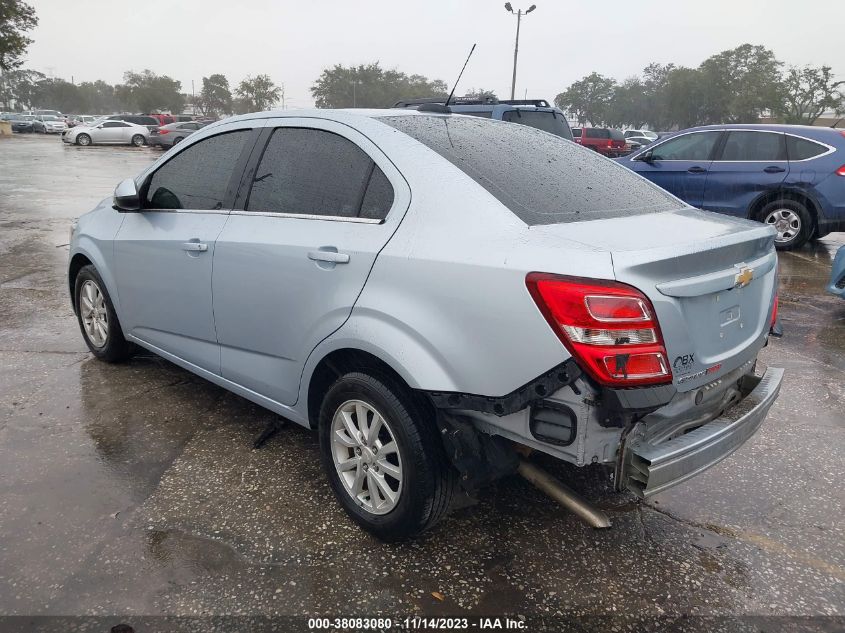 2017 CHEVROLET SONIC LT AUTO - 1G1JD5SB4H4170928
