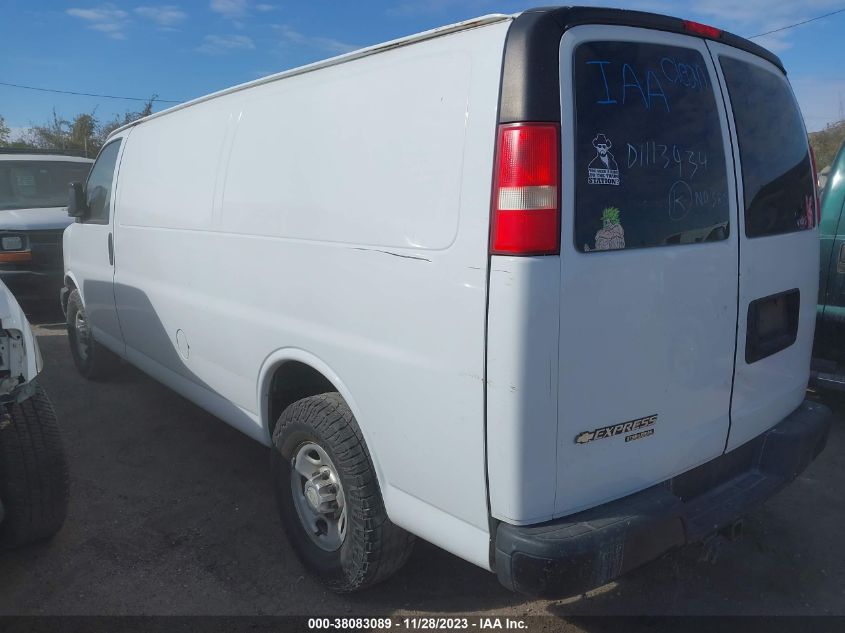 2013 CHEVROLET EXPRESS 2500 WORK VAN 1GCWGGCG5D1113434