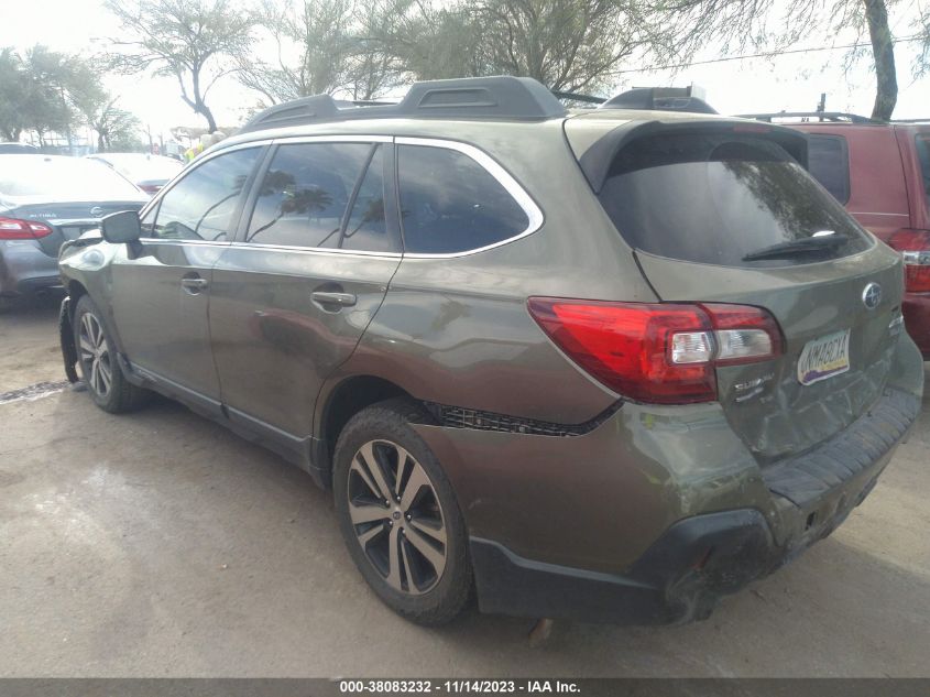 VIN 4S4BSENCXJ3225010 2018 SUBARU OUTBACK 3.6R LIMITED