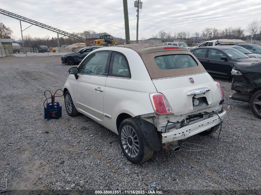 2014 FIAT 500C LOUNGE 3C3CFFER1ET222857