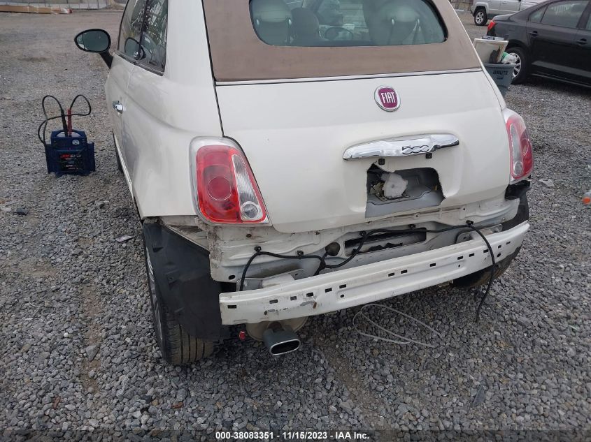 2014 FIAT 500C LOUNGE 3C3CFFER1ET222857