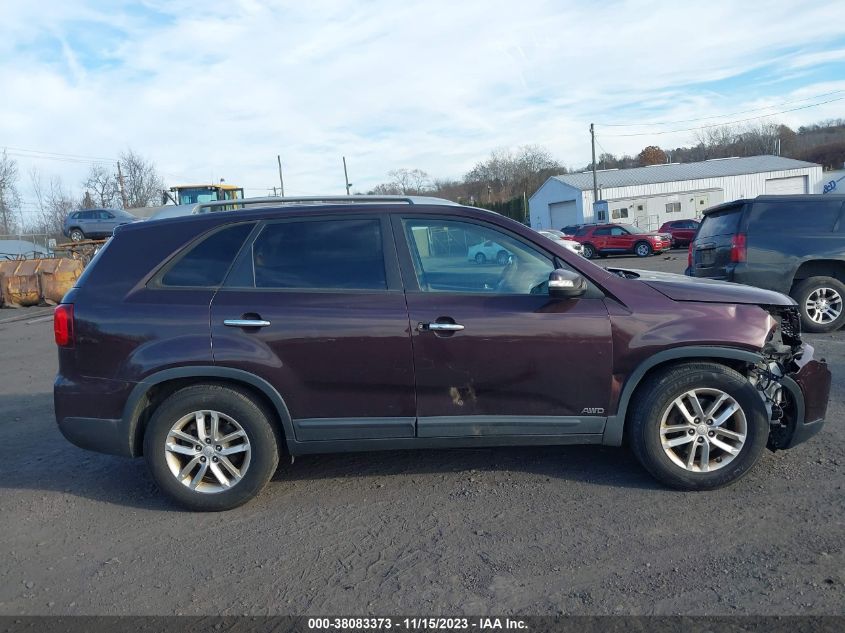 2014 KIA SORENTO LX - 5XYKTCA60EG489036