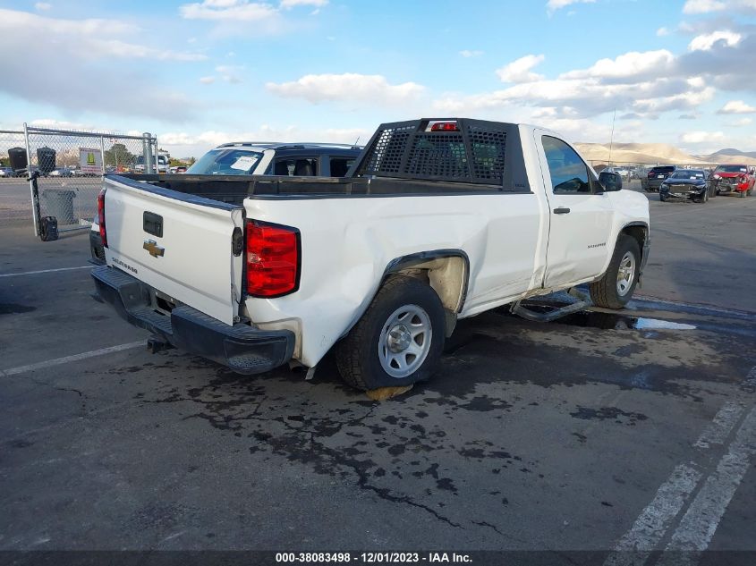 2014 CHEVROLET SILVERADO 1500 WORK TRUCK 1WT - 1GCNCPEH6EZ384938