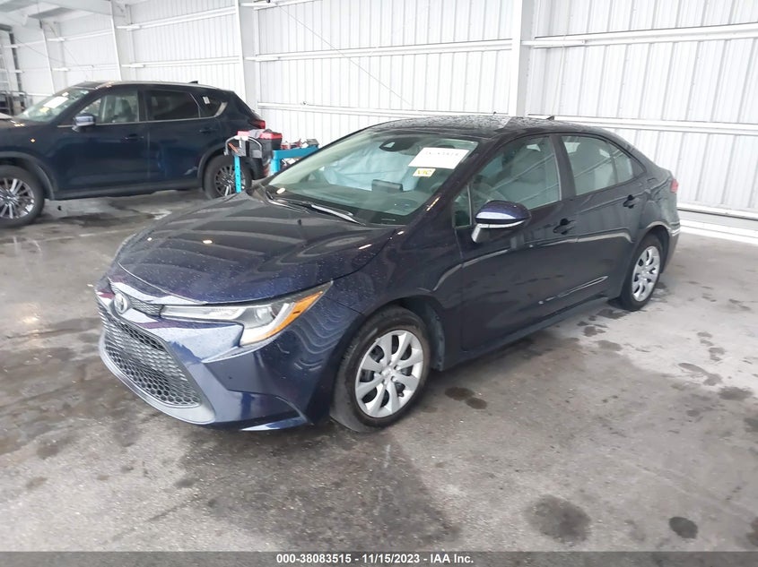 VIN 5YFEPMAE9NP317128 2022 TOYOTA COROLLA LE