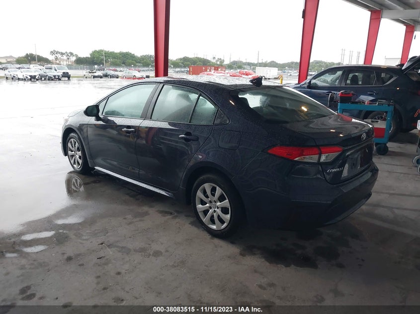 VIN 5YFEPMAE9NP317128 2022 TOYOTA COROLLA LE