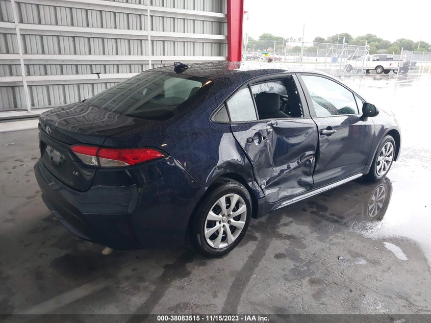 VIN 5YFEPMAE9NP317128 2022 TOYOTA COROLLA LE