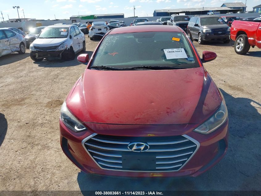 2017 HYUNDAI ELANTRA SE - KMHD84LF0HU060104