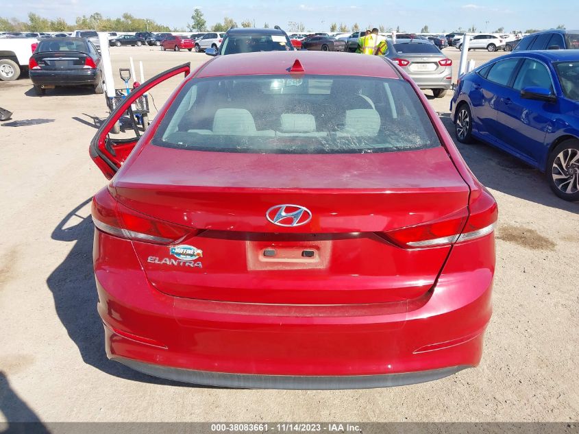 2017 HYUNDAI ELANTRA SE - KMHD84LF0HU060104