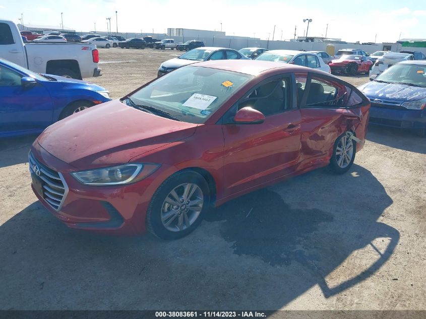2017 HYUNDAI ELANTRA SE - KMHD84LF0HU060104