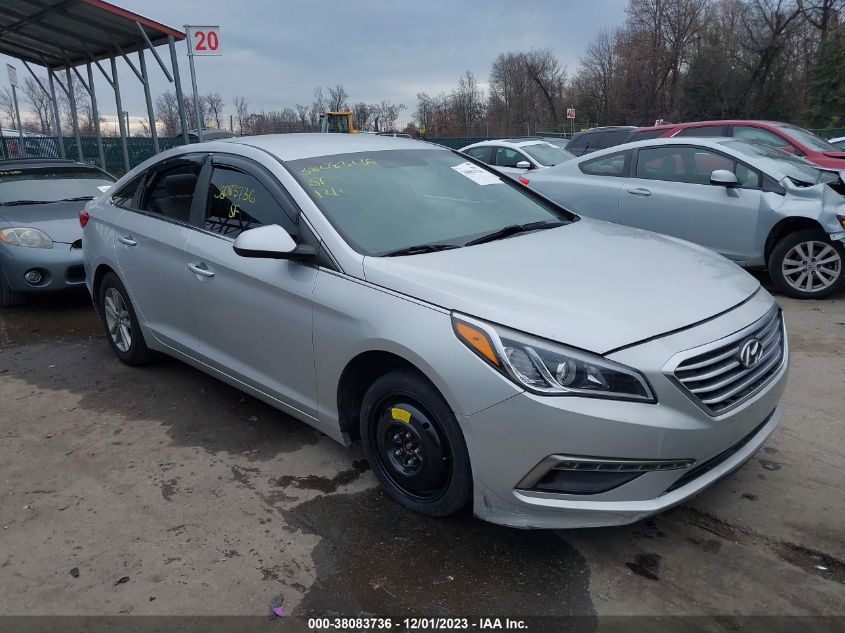 2015 HYUNDAI SONATA 2.4L SE - 5NPE24AFXFH040351