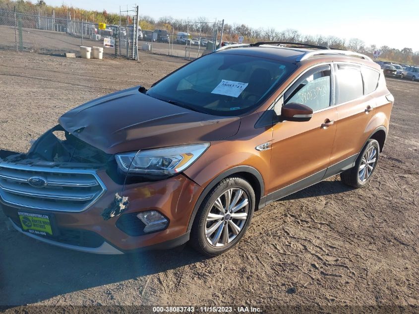 2017 FORD ESCAPE TITANIUM - 1FMCU9J94HUA39919