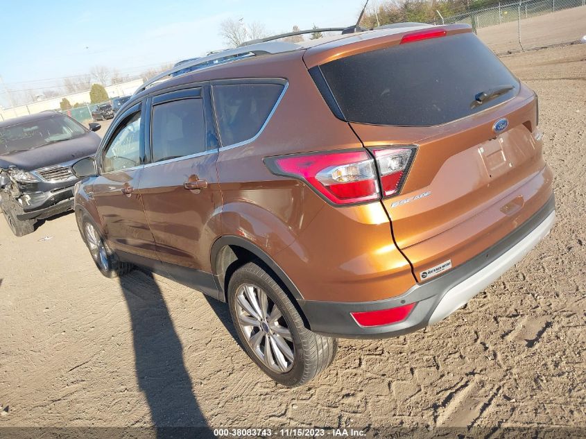 2017 FORD ESCAPE TITANIUM - 1FMCU9J94HUA39919