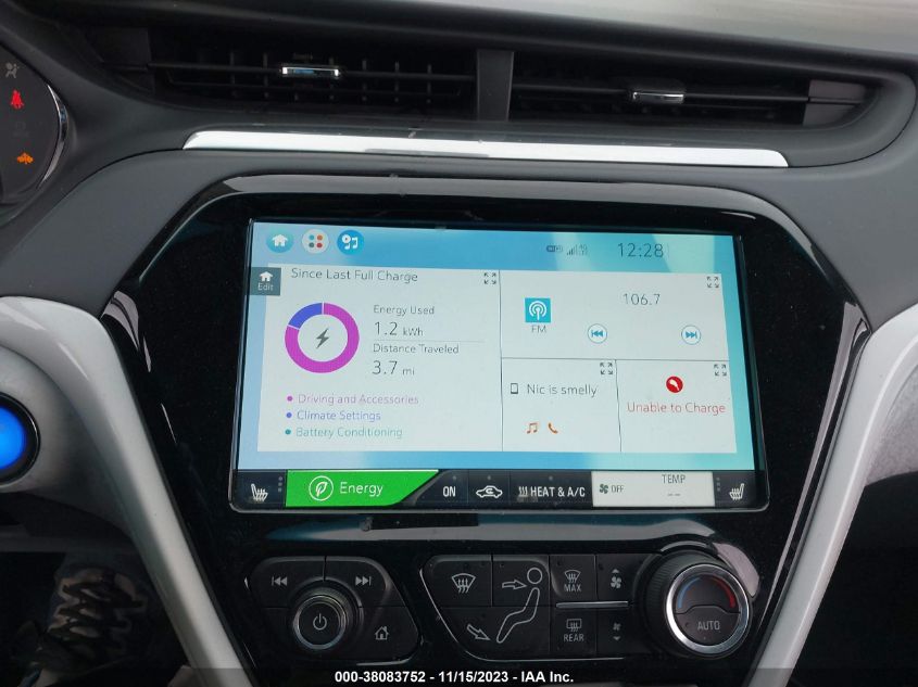 2017 CHEVROLET BOLT EV PREMIER - 1G1FX6S0XH4182826