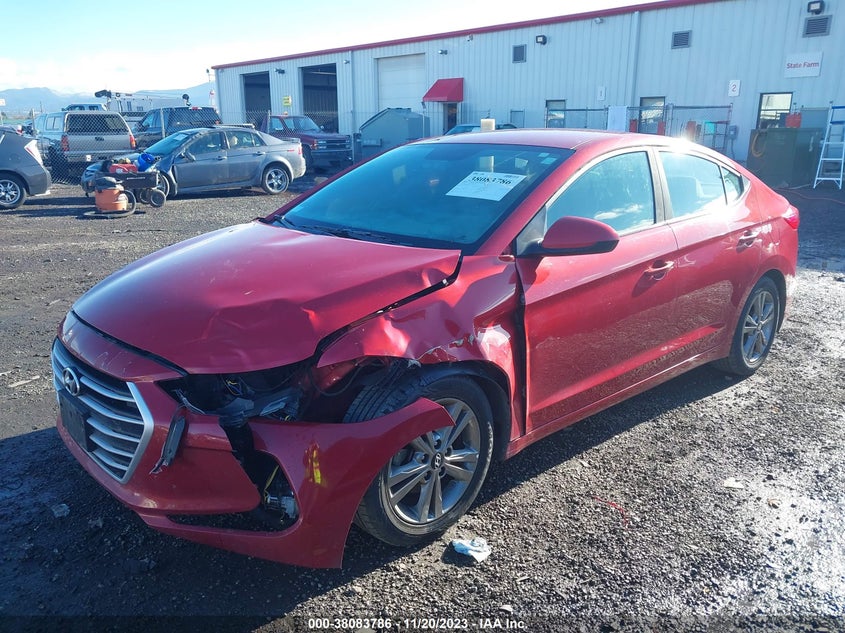 VIN 5NPD84LF2JH312861 2018 HYUNDAI ELANTRA SEL