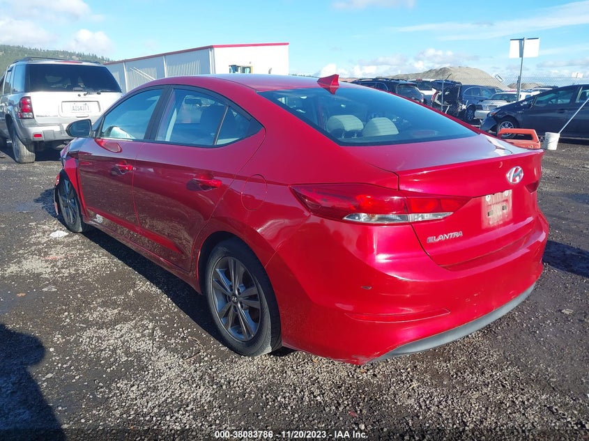 VIN 5NPD84LF2JH312861 2018 HYUNDAI ELANTRA SEL