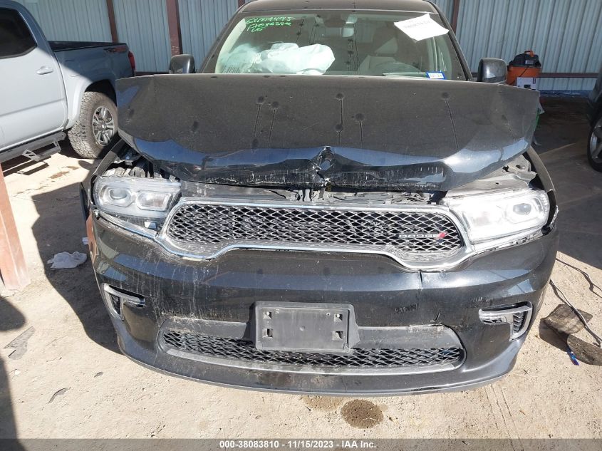 2022 DODGE DURANGO SXT - 1C4RDHAG9NC102330