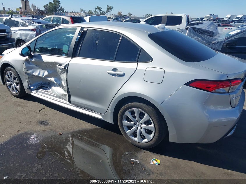 VIN 5YFEPMAE7MP227765 2021 TOYOTA COROLLA LE