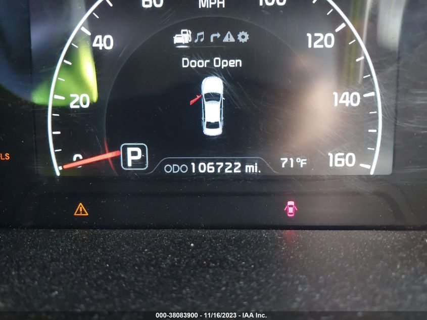 2014 KIA CADENZA PREMIUM KNALN4D78E5125199