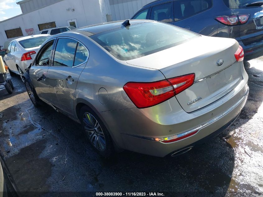2014 KIA CADENZA PREMIUM KNALN4D78E5125199